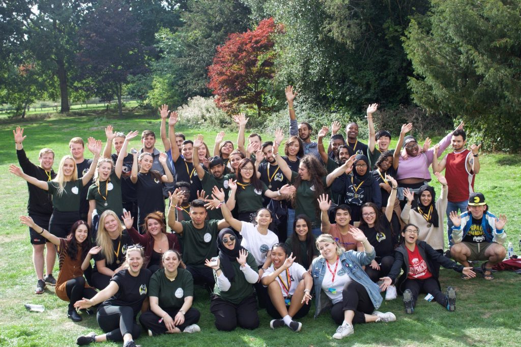 Group of students posing for a picture